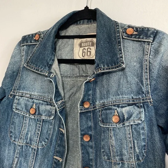 Route 66 Denim Jacket - Picture 3 of 3